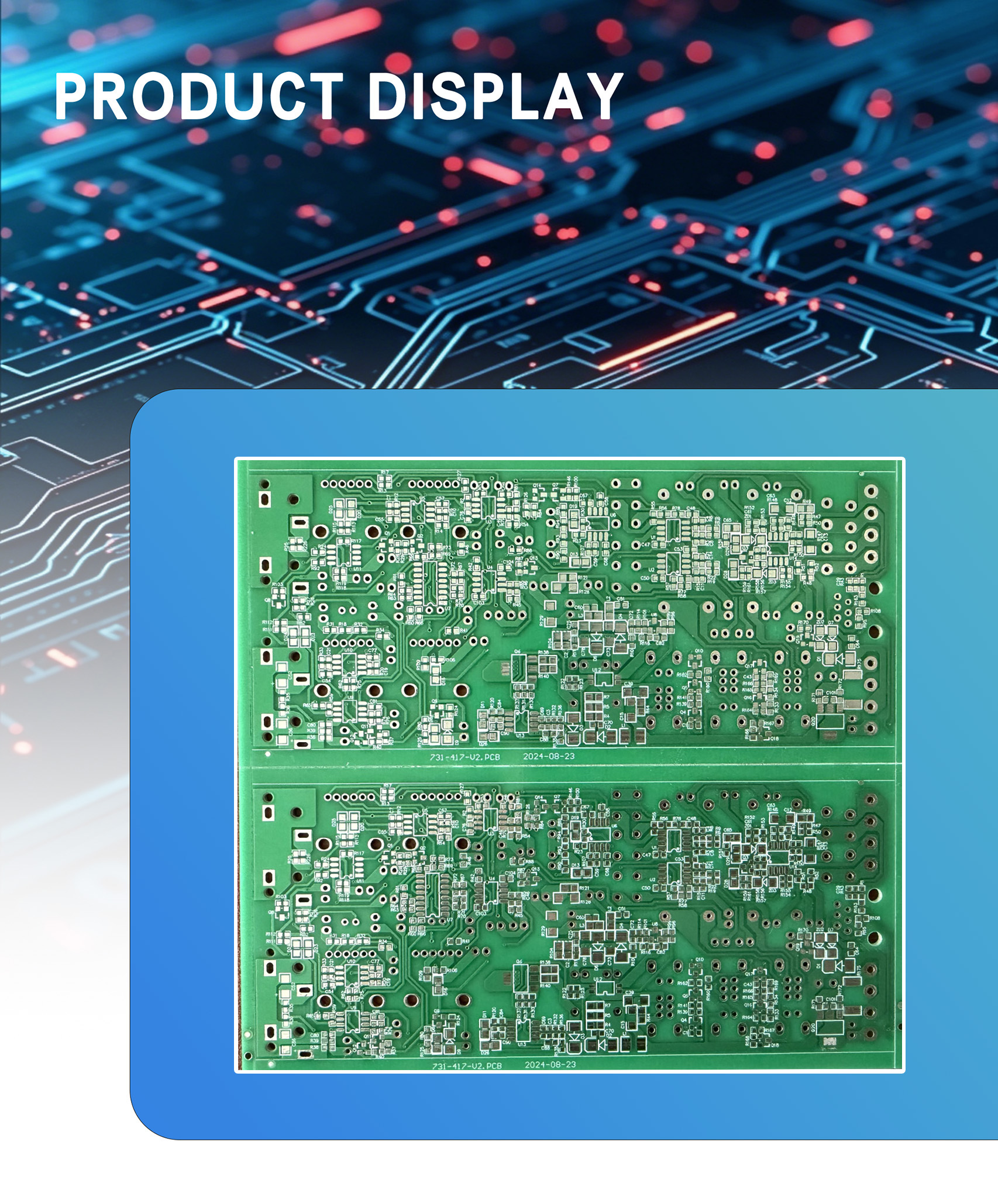 3.Double Sided FR4 Rigid Circuit Board 000