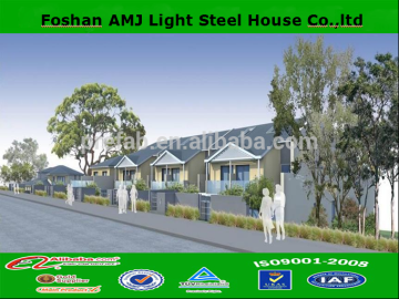 low cost prefab light steel house