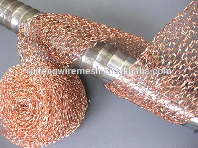 Soft and Safety Knitted Copper Cleaning Mesh
