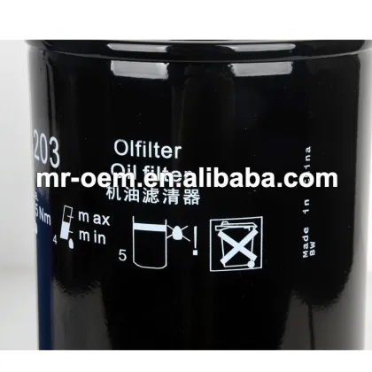 ZX200-3 4HK1 Hitachi Excavator Diesel Engine Oil Filter China, Japanese MAHLE Oil Filters