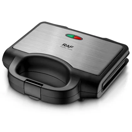RAF Personalized Sandwich 2 Slice Breakfast Toaster Waffle Maker Machine - Premium Brand