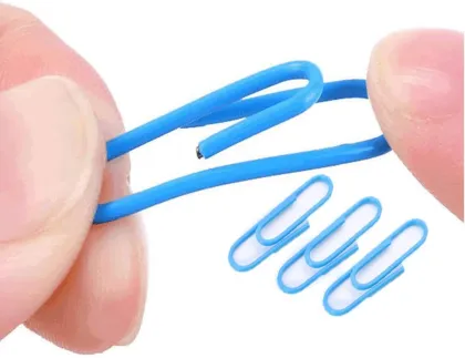 High Quality Custom Made Vinyl Coated Large Paper Clips