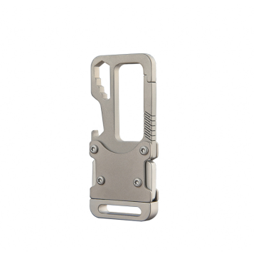 Durable Titanium Alloy Multifunctional Keychain for Outdoor
