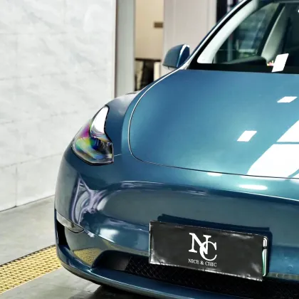 Avalon Green Metallice Car Wrap