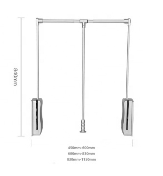 High-Quality Pull-Down Wardrobe Lifting Closet Rod Services