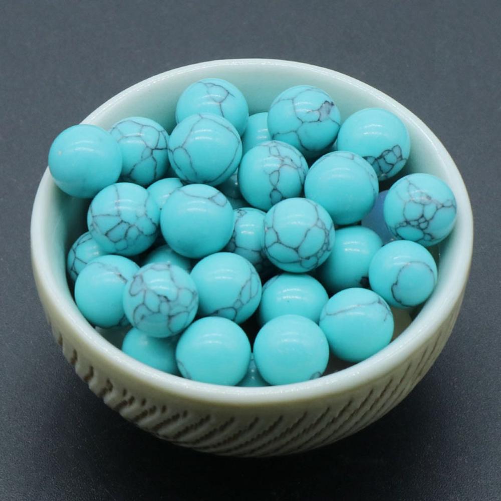 Boules de chakra turquoise 16 mm pour la décoration de la maison de méditation