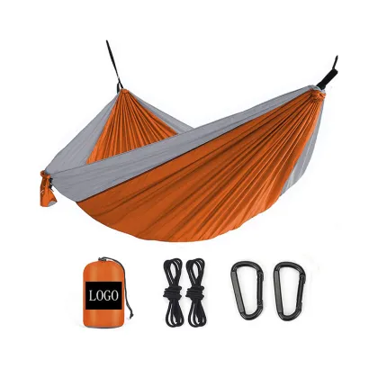 WINPOLAR 2021 Portable Parachute Fabric Jungle Hammock for Camping