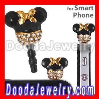 Cute Disney Character Minnie Mouse Iphone Earphone Jack Plug Stopper Wholesale 