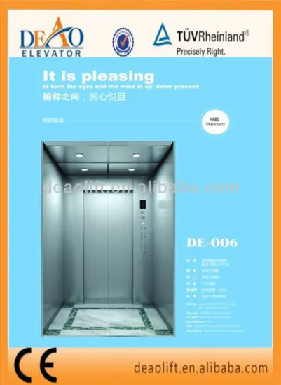 DEAO German Brand Machine Room Hotel Passenger Lift Elevator Price