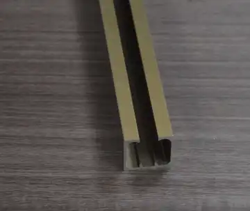 Aluminum channel type extrusions