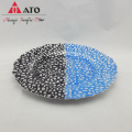 Ato Clear Eco-Friendly Exmbished Plate con piastra di placcatura a ioni per snack o caramelle