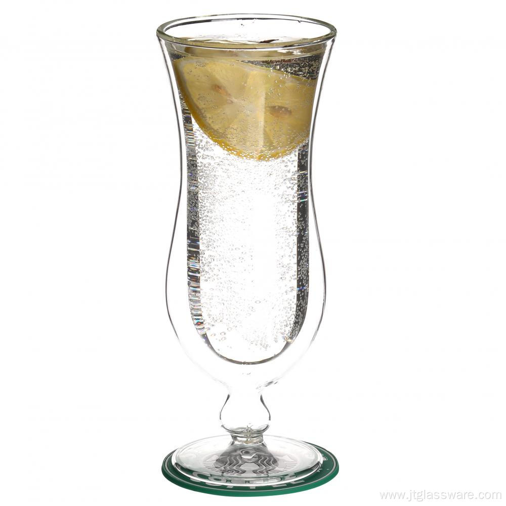 New Design Custom Double Glass Beer Cup