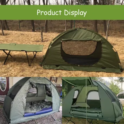 Recommended Outdoor Camping Off The Ground Folding Tent Waterproof And Cold Multi-Functional Camping Equipment Camp Bed Tent