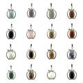 Gemstone Apple Charm Pendentif Righinestone Crystal Apple Shape Pendant pour les bijoux de bricolage Fabrication pour les cadeaux de la fête des mères d&#39;anniversaire