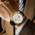 Reloj de tendencia de moda con calendario para hombre de negocios SKYSEED