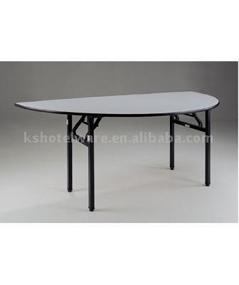 BANQUET FOLDABLE HALF ROUND  TABLE