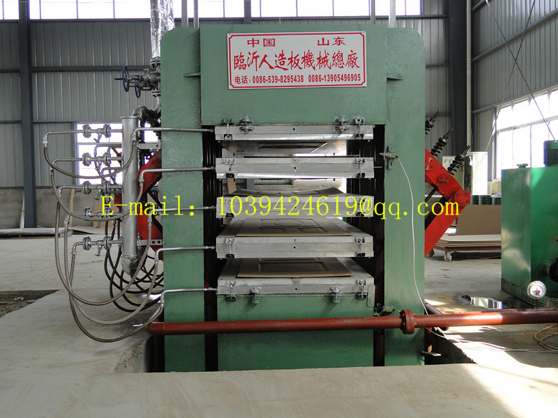 4x7ft Wooden Molded Door Hot Press Machine