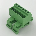 5.08MM pitch Pluggable Din rail mounted terminal block