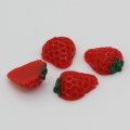 Miniature 3D Strawberry Resin Cabochon Kawaii Simulation Food DIY Scrapbooking Jewelry Making Charms Dolls Accessories