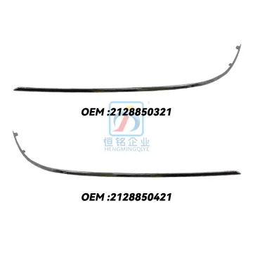 Front Bumper Chrome Bright Strips for Mercedes-Benz E-Class 2018 W212 OEM 2128850321