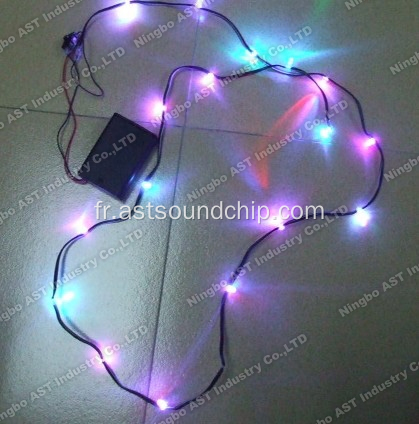 Guirlande lumineuse LED de Noël, éclairage LED