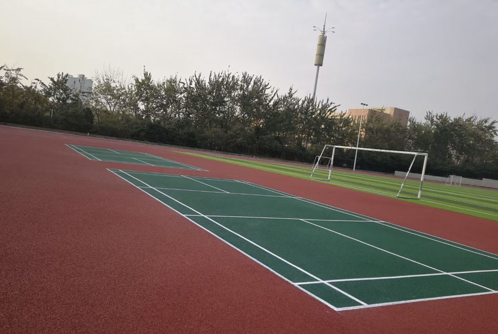 EPDM rubber granule badminton court
