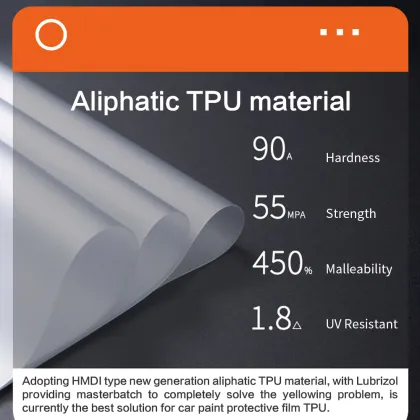 PPF Invisible Transparent Paint Protection Film Anti-UV TPU Film for Car Body