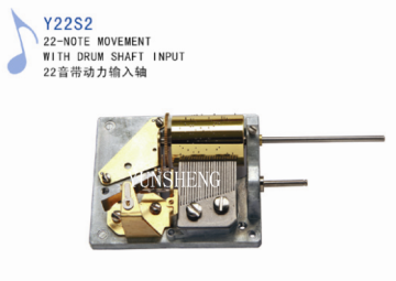 22 Note Cuckoo Clock Musical Movement 