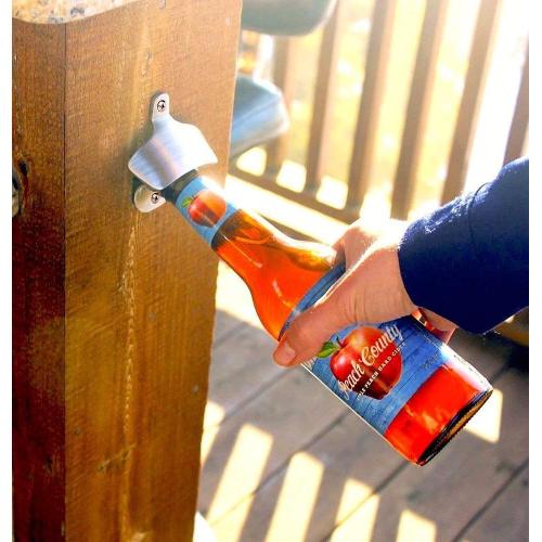 Wall Mounted Beer Bottle Opener With Free Screws