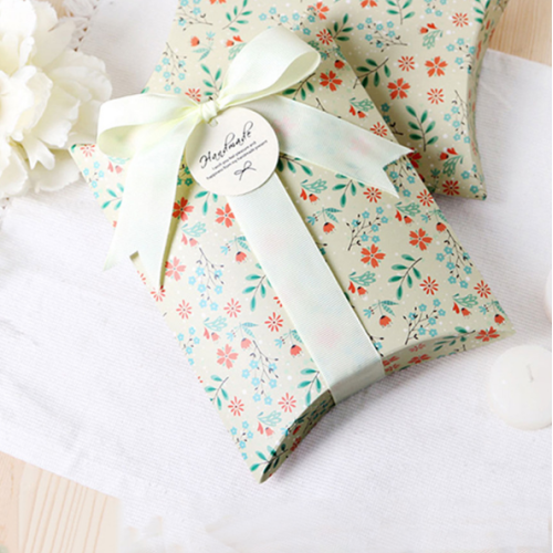 Cute Cookies packaging gift pillow box