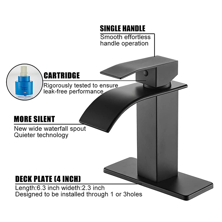 Replacing One Handle Best Bathroom Sink Waterfall Faucet