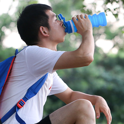Silicone Collapsible Water Bottle BPA Free