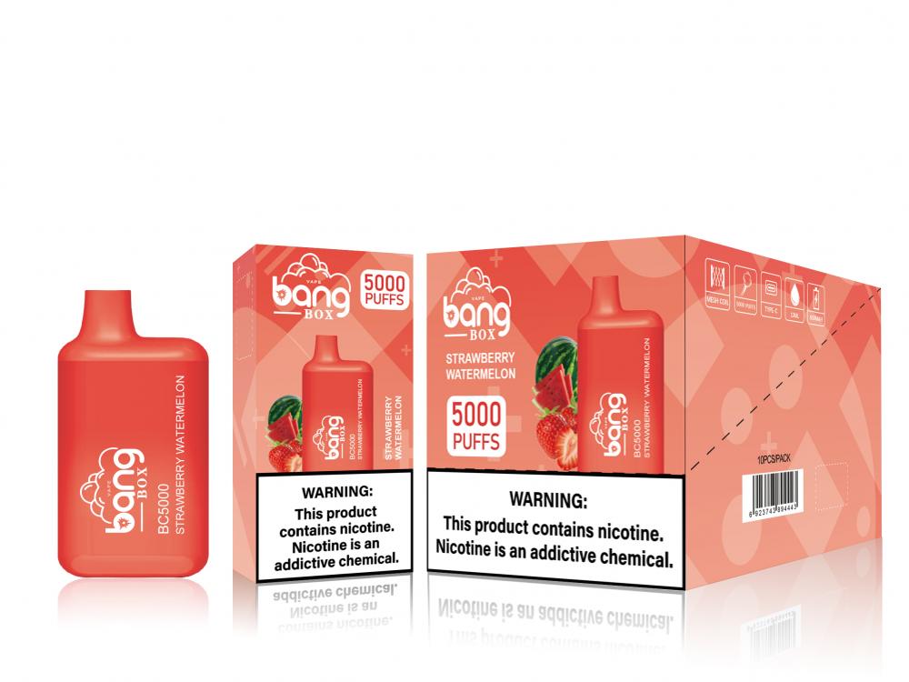 Bang BC 5000Puffs Dispositivo de vapeo desechable Tipo-C