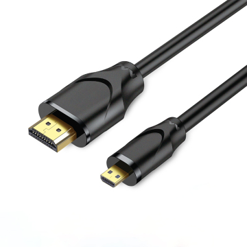 Micro HDMI ถึง HDMI Cable 4K สายเคเบิลแปลงความละเอียดสูง - 3.3ft
