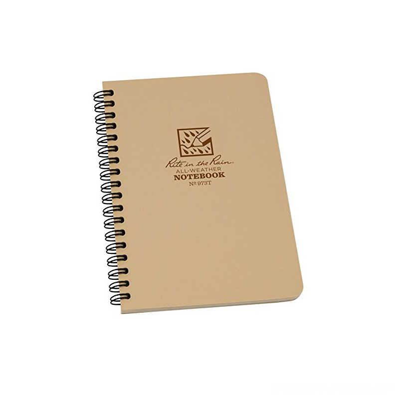 Stationery Cover Printed Wirebound Notebook