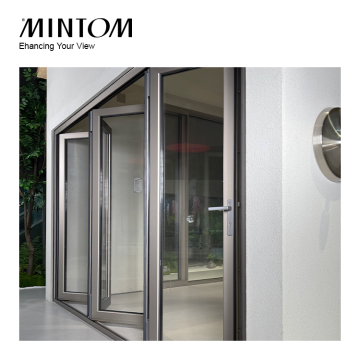 Energy Efficient Double Tempered Glass Multi Slide Patio Door