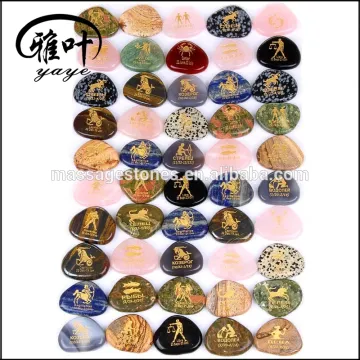Engraved Semi-precious Stones Custom Inspirational Words Stones Wholesale