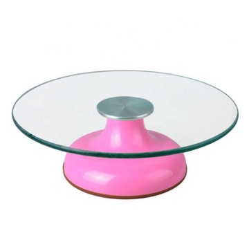 Hot Sale 12 Inch Glass Cake Decorating Turntable