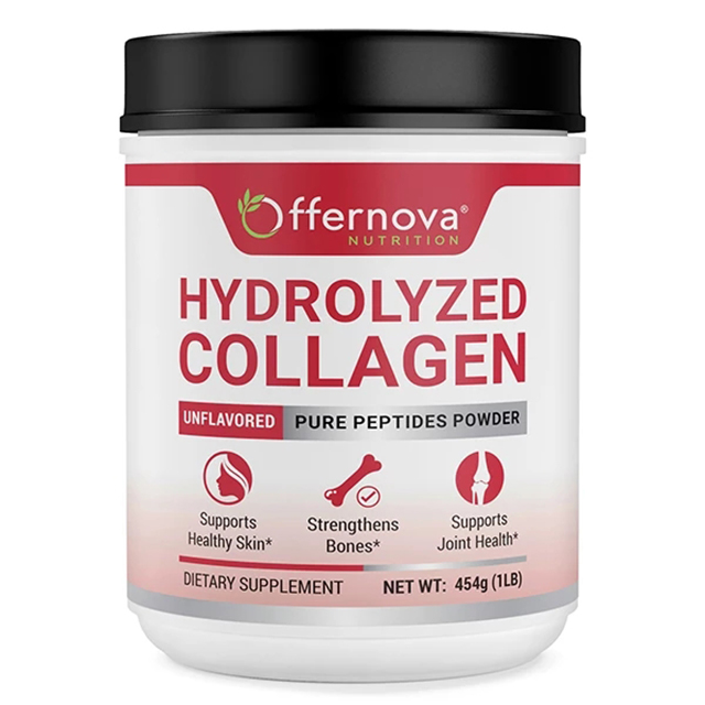 Private Label Super Collagen Powder Collagen Peptides Collagen Types 1& 3 For Healthy Skin Hair Nails And Joints