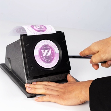 PVC Card Cutting Machine: Durable Round Steel Paper Cutter for Badge