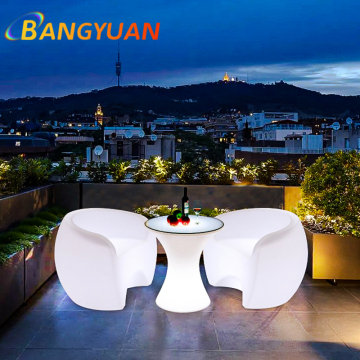 Industry No. 1 Direct Sales: Outdoor Garden Bar Party Wedding Luminous Tables and Chairs