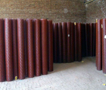 PVC coated expanded metal mesh