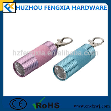 Hot Sell Promotion 3 LED Aluminium Keychain Flashlight