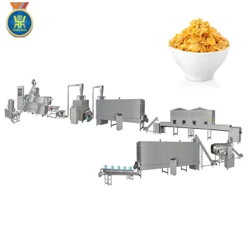 Automatic Industrial Breakfast Cereal Corn Flakes Making Machinery