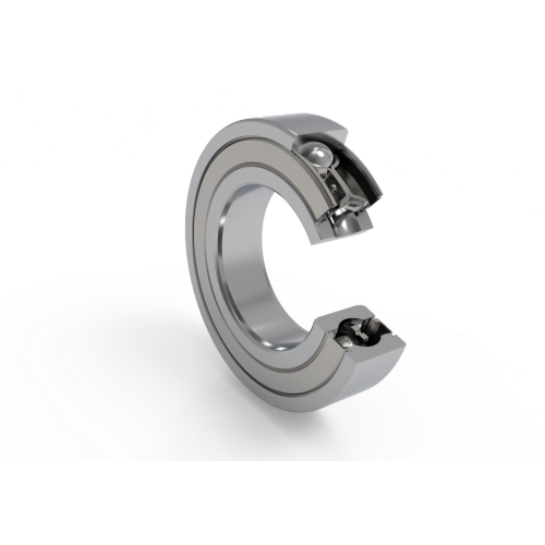 外圈带止动槽和止动环的单列深沟球轴承