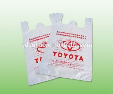 OEM Plastic Shopping T-shirt Bag with Printing