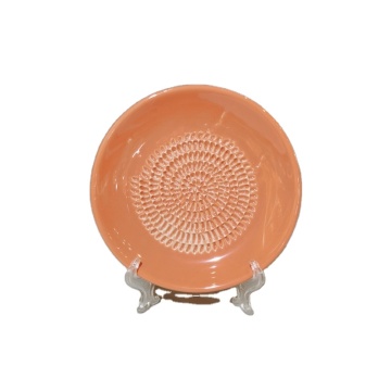Ceramic Garlic Plate - Custom Handmade Kitchen Tools