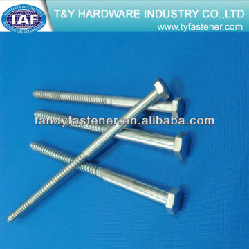Din 571 Hexagon Wood Screw Zinc Coating