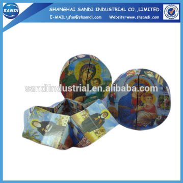 customized promotional round folding puzzle