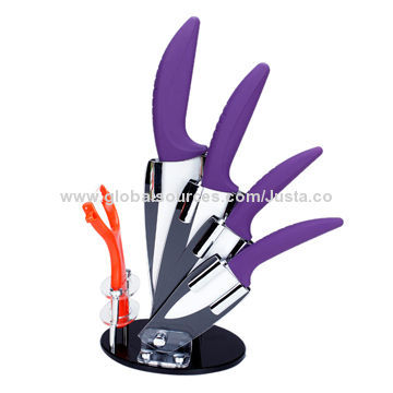 Ceramic Knives with knife holderNew
